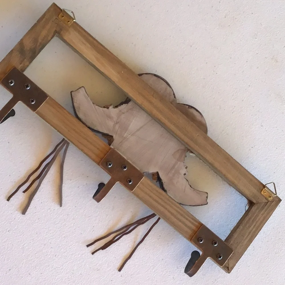 Rustic Cowboy Boot Hat/Keys  Hanger